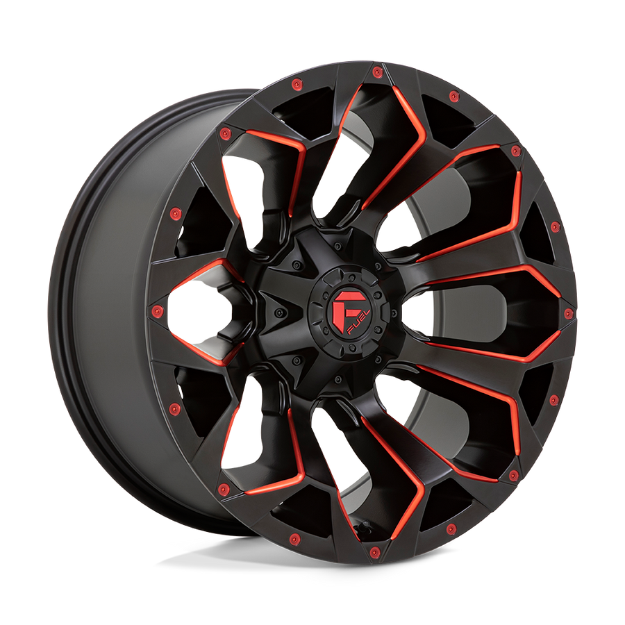 FUEL D787 20X10 8X6.5 M-BLK RD-MILL -18MM
