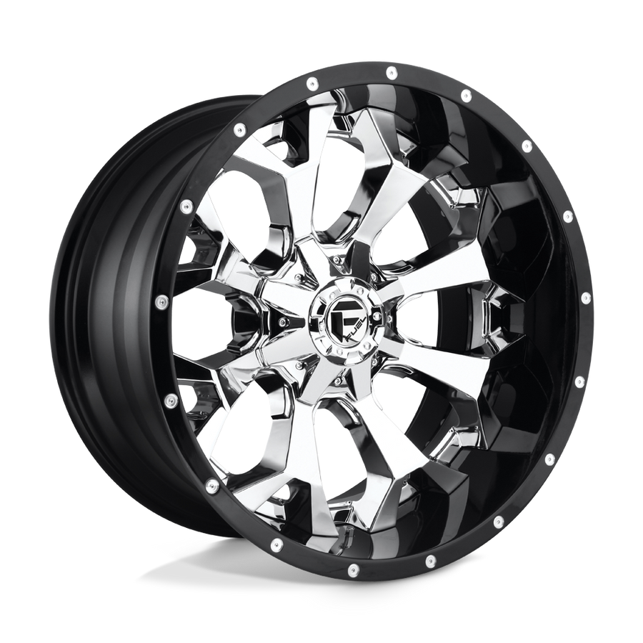 FUEL D246 22X10 8X6.5 CHR-PLATED-GBL -13MM