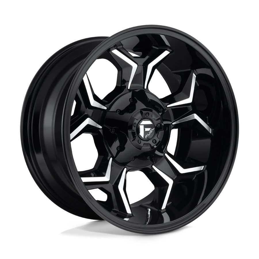 FUEL D606 20X10 8X6.5 GL-BLK-MIL -18MM