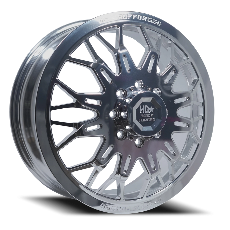 FORGED DUALLY HD03 APACHE 22X8.25 8X210 146 154.3 Polished (Front)