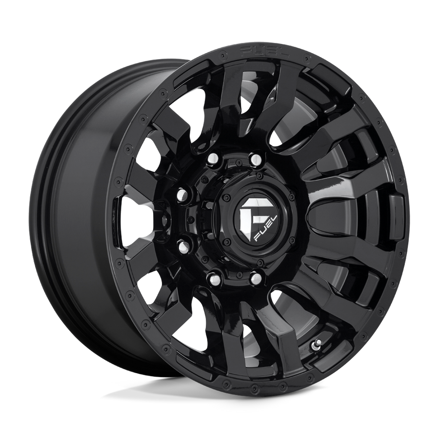 FUEL D675 22X10 8X170 GL-BLK -18MM
