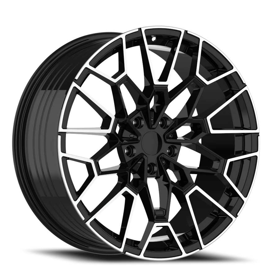 Replica BM01 18X8 5X120 +35 72.6 Gloss Black Machined