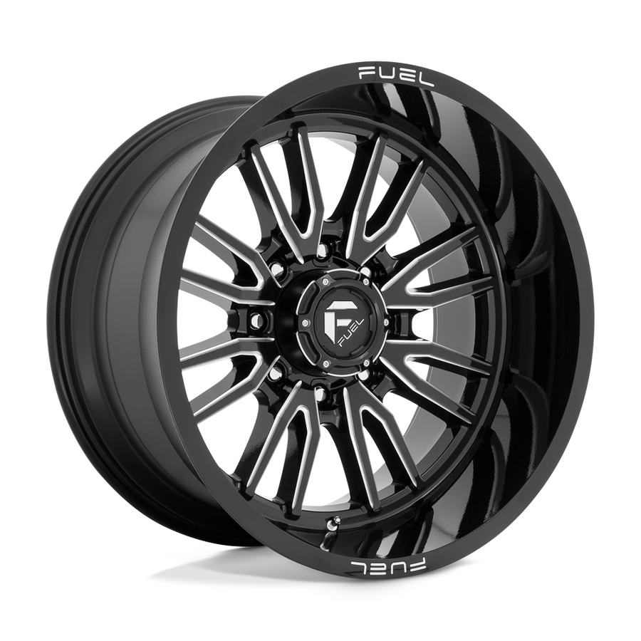 FUEL D761 22X12 8X6.5 G-BLK MILL -44MM