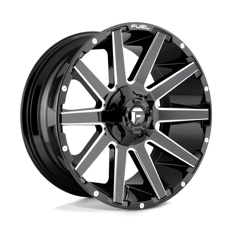 FUEL D615 20X9 6X135/5.5 GL-BLK-MIL 20MM