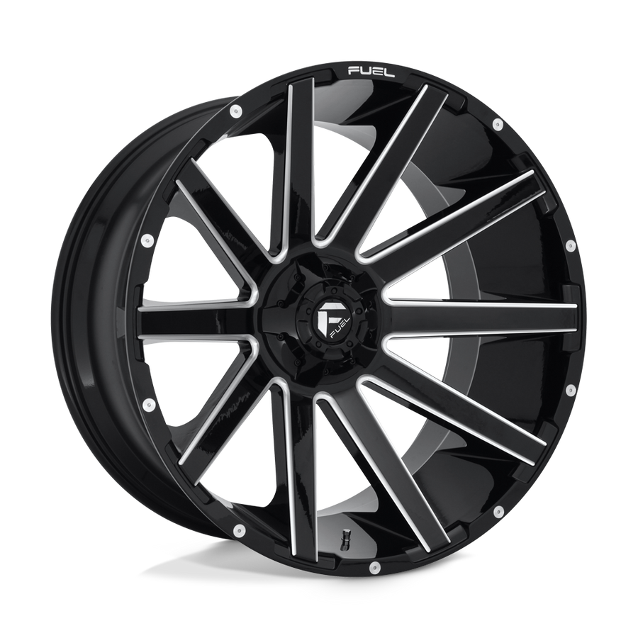 FUEL D615 24X12 6X135/5.5 GL-BLK-MIL -44MM