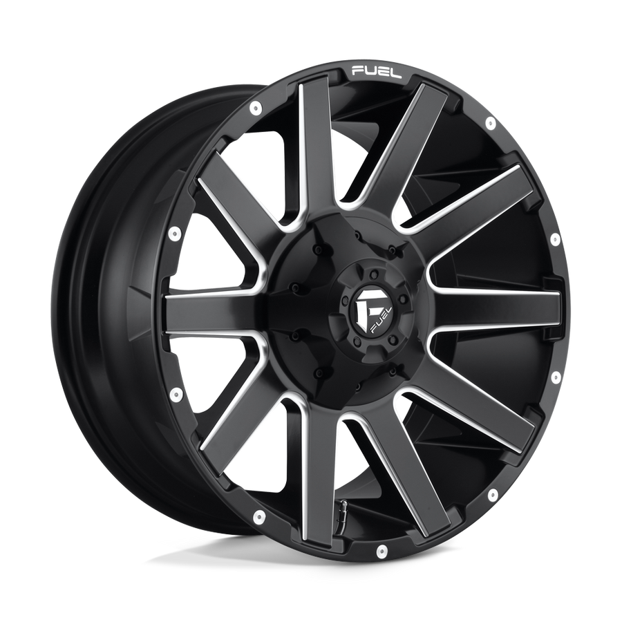FUEL D616 20X9 8X180 MT-BLK-MIL 20MM