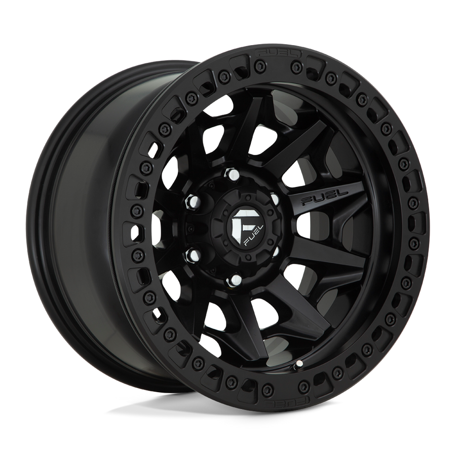 FUEL D114 17X9 6X5.5 MT-BLK -15MM