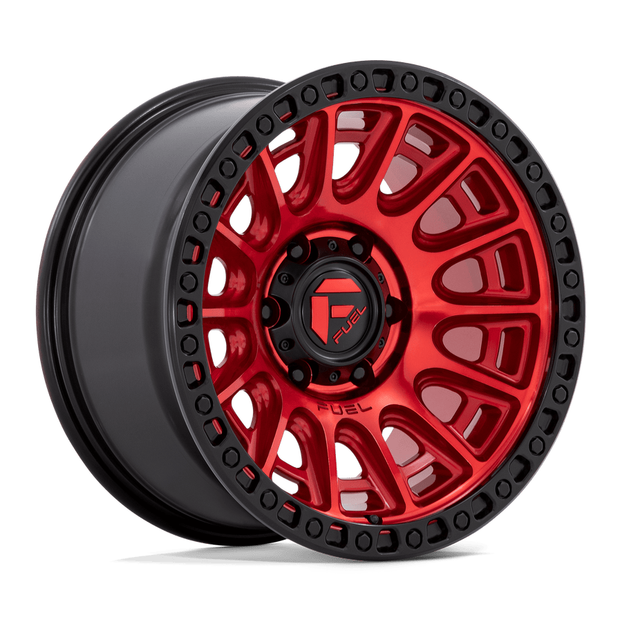 FUEL D834 17X8.5 6X135 C-RED-BLK-RG 25MM