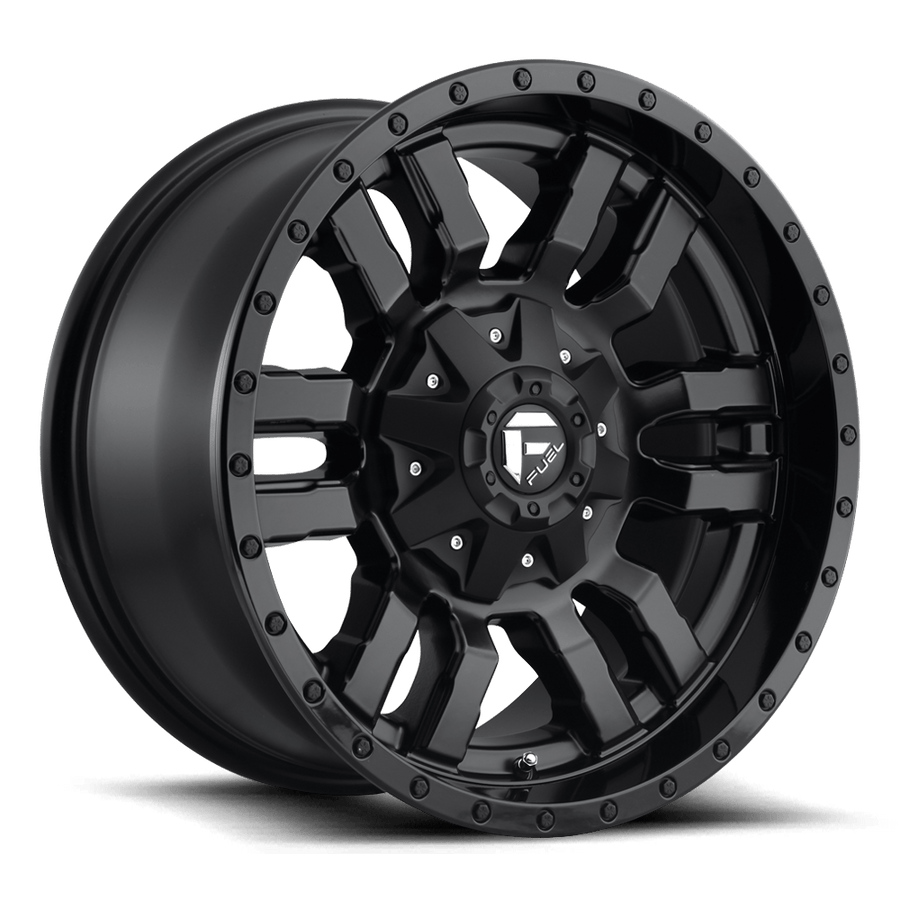 FUEL D596 17X8 6X5.5 MT-BLK-GBL 35MM