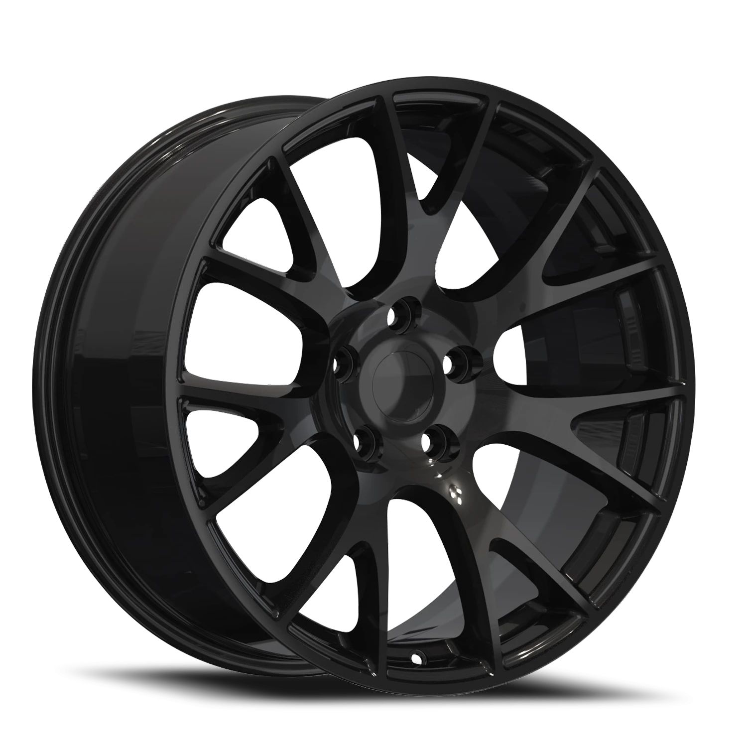 REP DG05 22X9.5 5X115 +18 71.6 (HellCat) Gloss Black