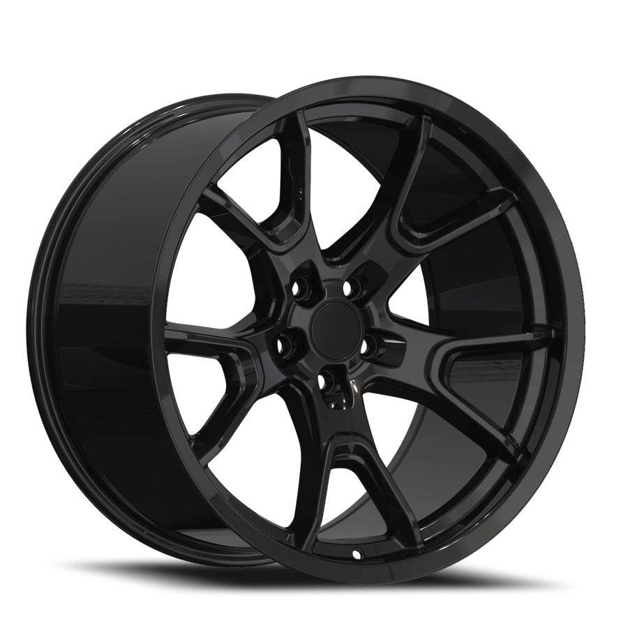 REP DG06 20X11 5X115 +27 71.6  Gloss Black
