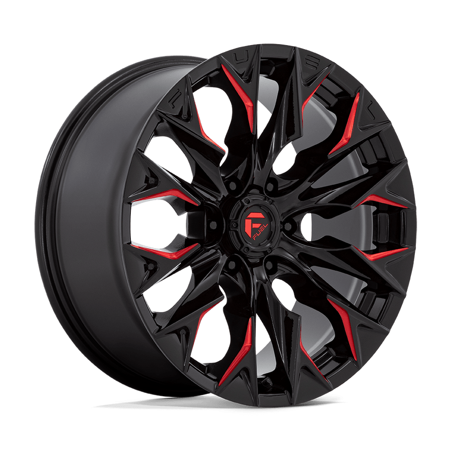 FUEL D823 20X9 6X5.5 G-BLK MILL C-RED 20MM
