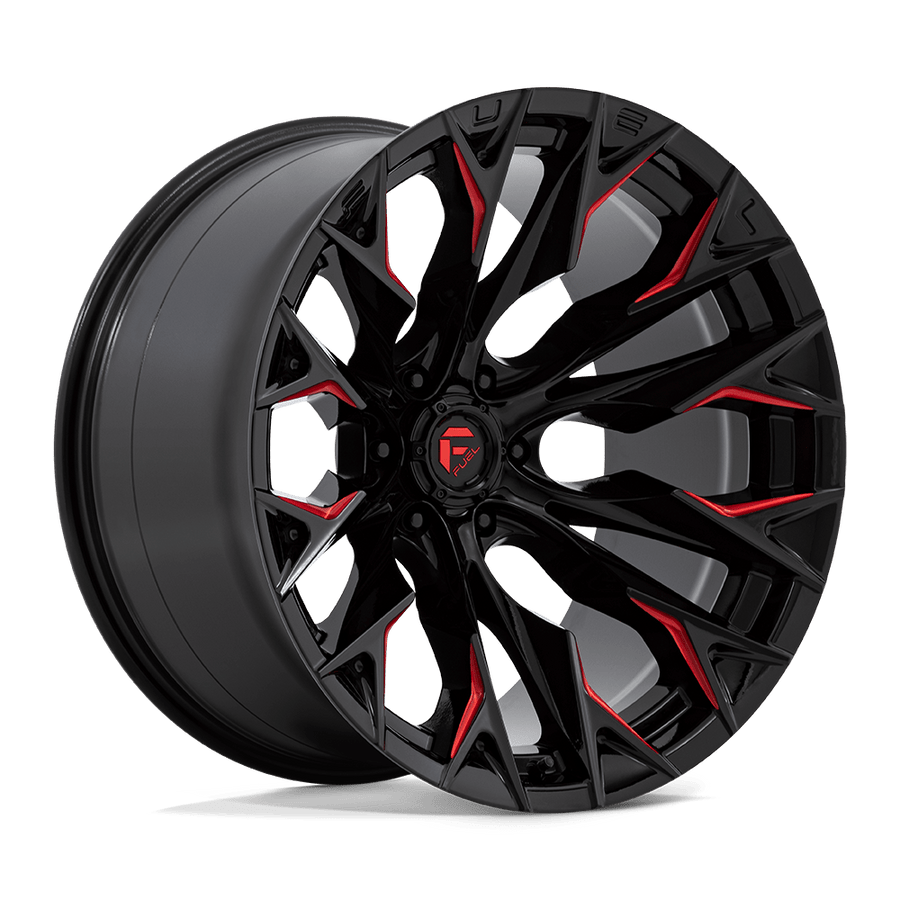 FUEL D823 22X12 6X5.5 G-BLK MILL C-RED -44MM