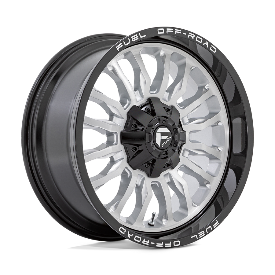 FUEL D798 20X9 5X5.0/135 SLVR-BRSH BLK-LP 01MM