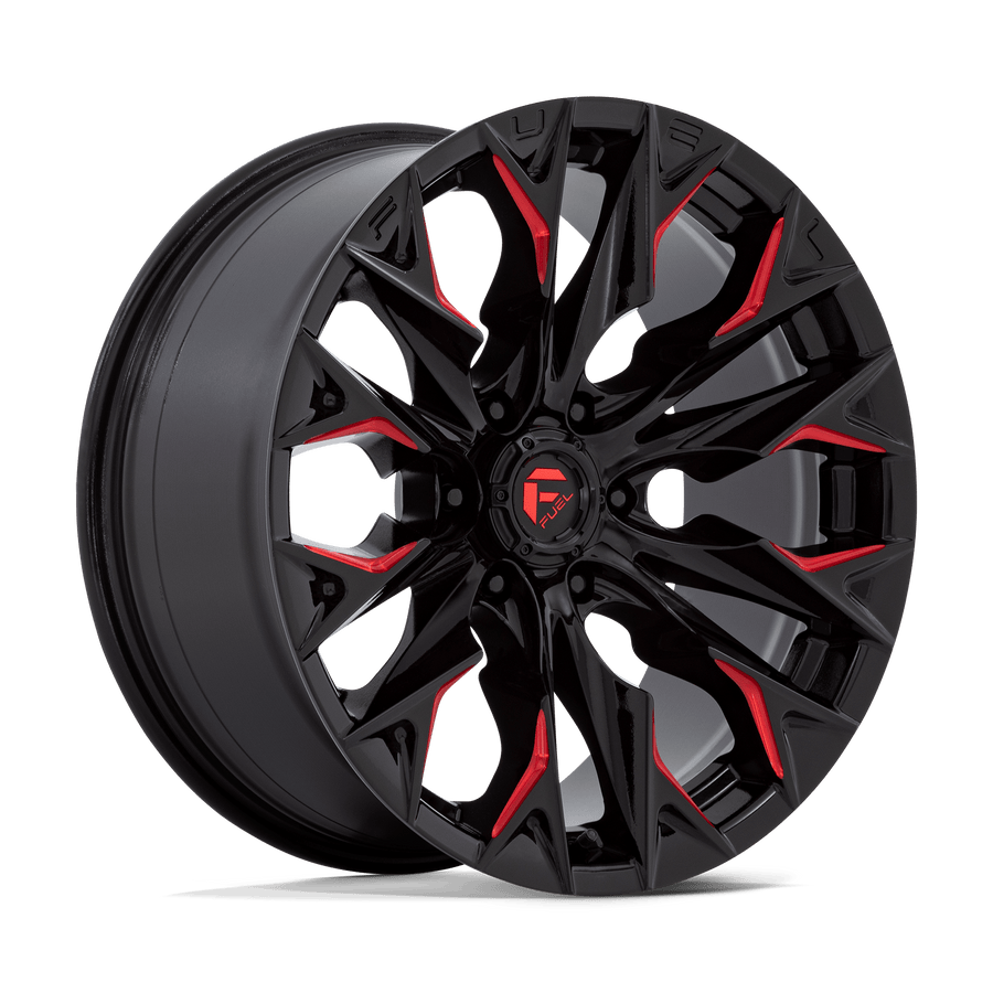 FUEL D823 20X9 6X5.5 G-BLK MILL C-RED 1MM
