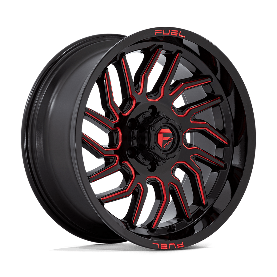 FUEL D808 20X9 6X5.5 G-BLK MILL-RT 1MM