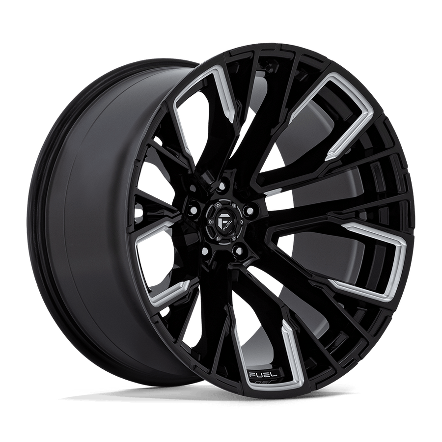 FUEL D849 22X12 5X5.5 G-BLK-MILL -44MM