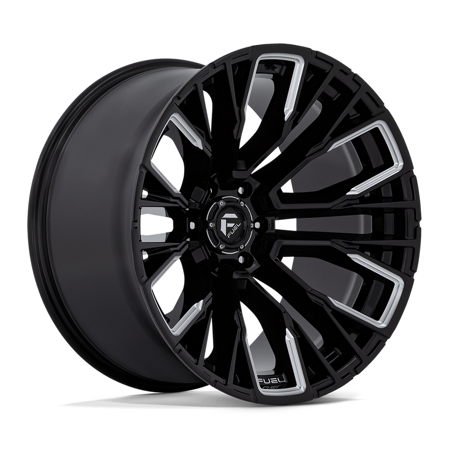 FUEL D849 22X12 6X5.5 G-BLK-MILL -44MM