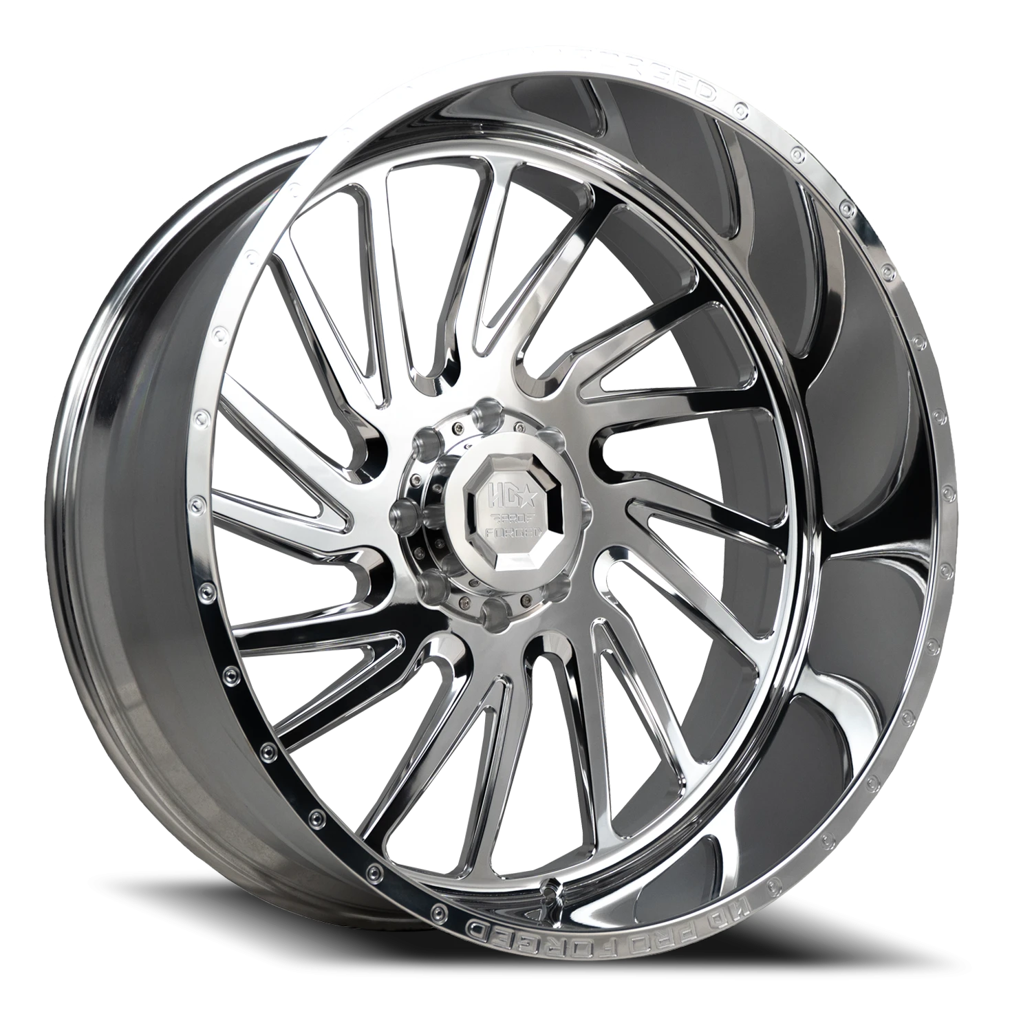 FORGED HDPRO-01 HORNET 26X12 8X180 -44 125 High Polished (Right)
