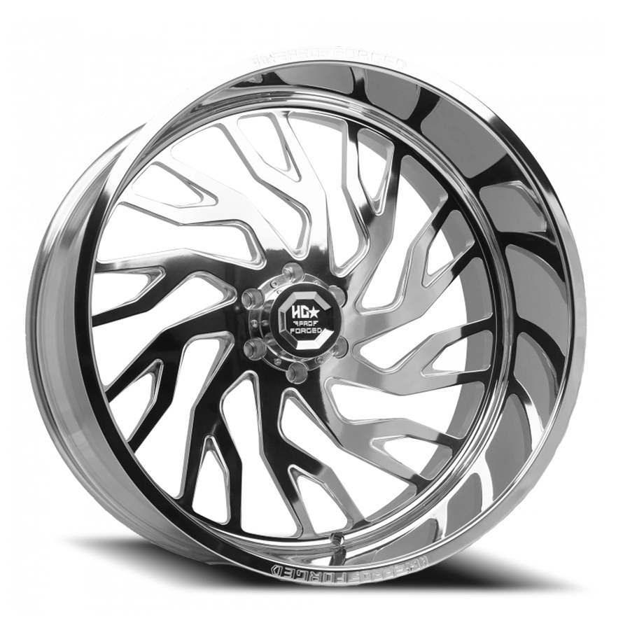 FORGED HDPRO-02 HUEY 24X12 6X139.7 -44 106.1 High Polished (Left)