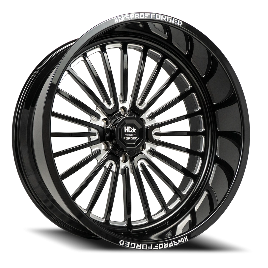 FORGED HDPRO-06 WARHOG 22X12 6X139.7 -44 106.1 Gloss Black Milled