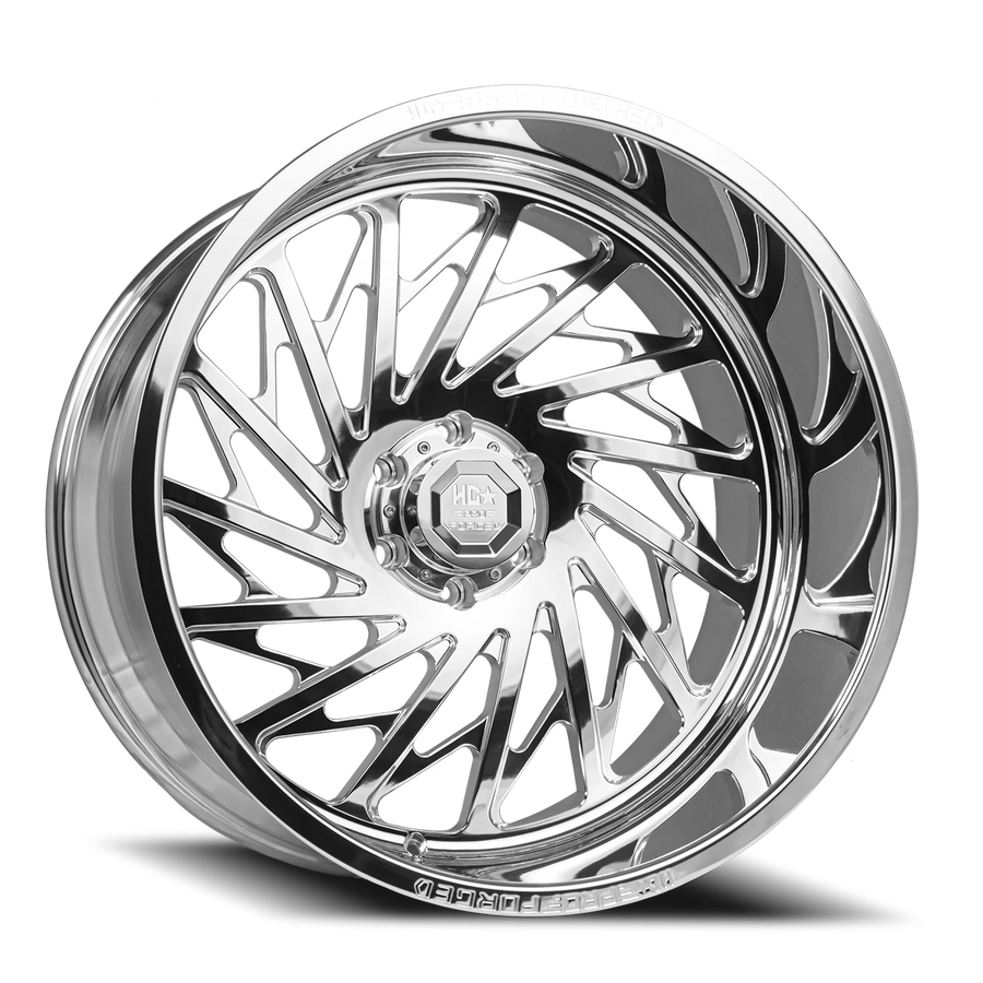 FORGED HDPRO-08 HAWKER 24X14 8X165 -76 122.1 High Polished (Right)