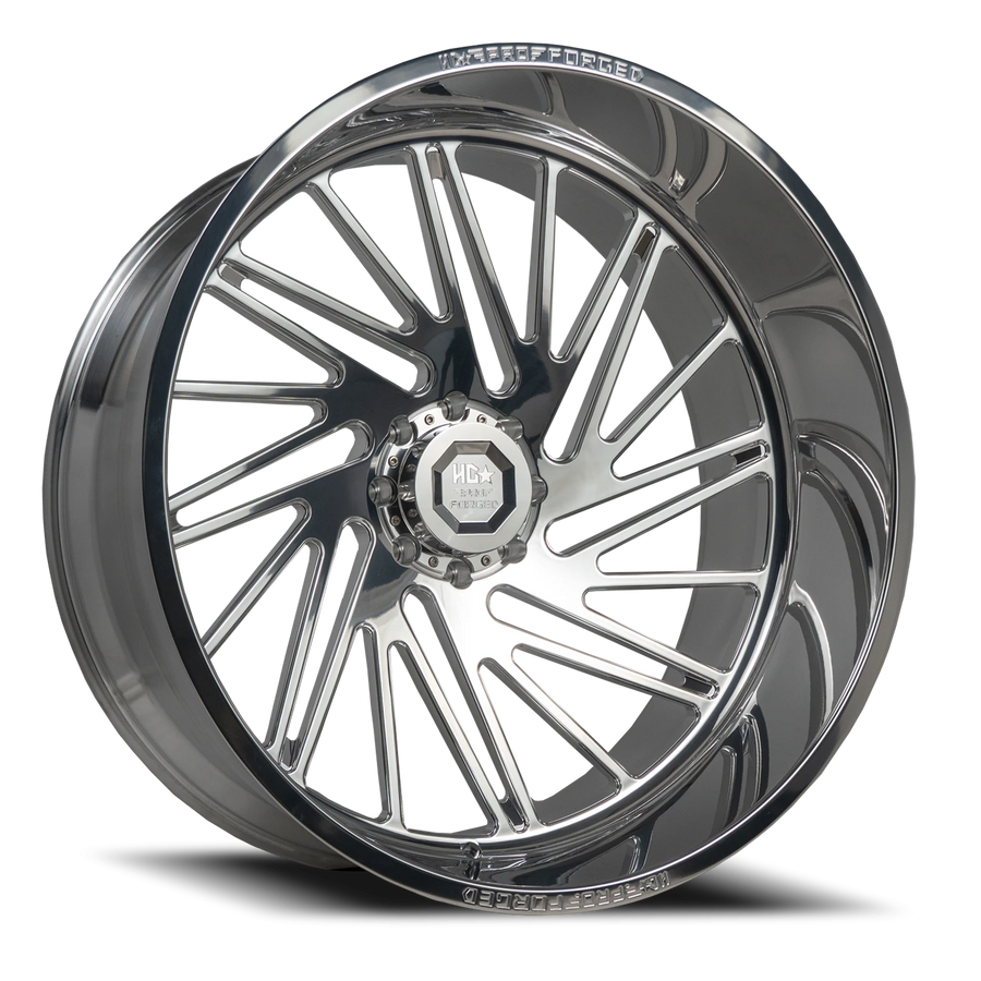 FORGED HDPRO-09 COMMANDO 24X14 8X170 -76 125 High Polished (Left)