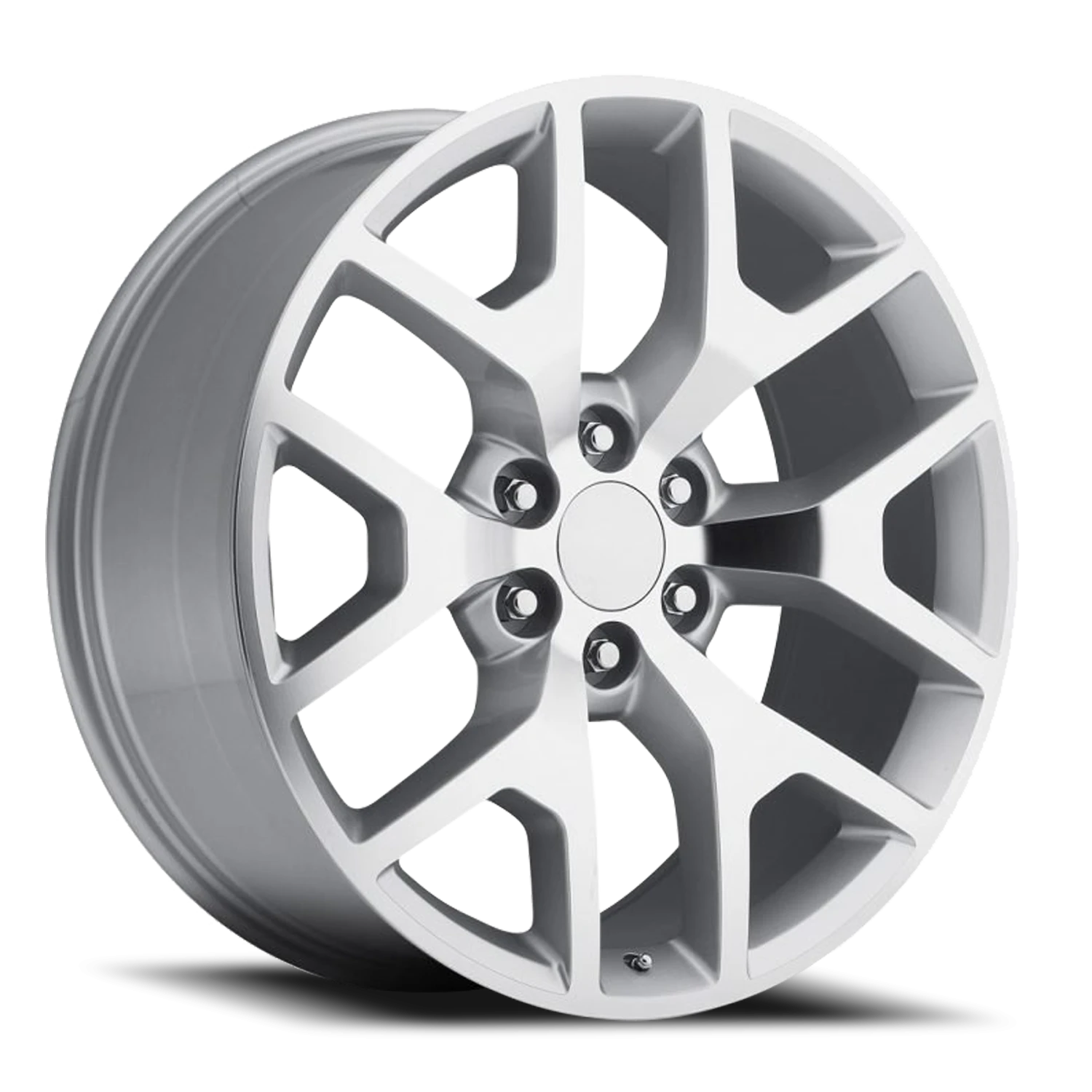 REP G04 24X10 6X139.7 +27 78.1 Silver Machiend Face