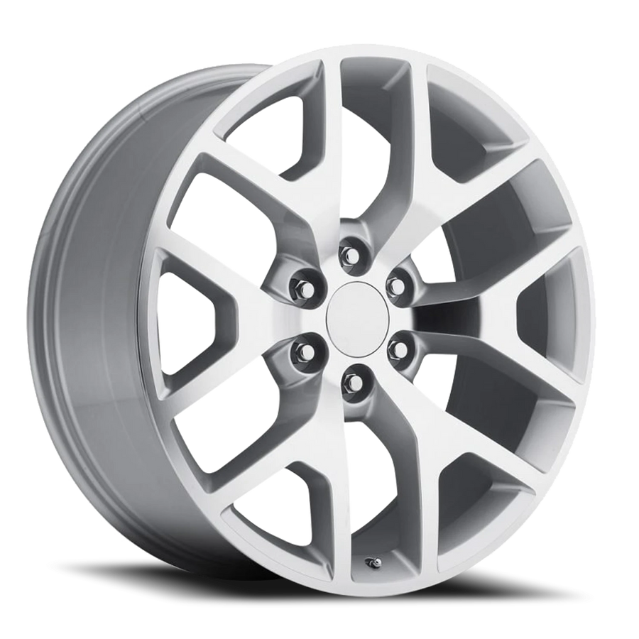 REP G04 24X10 6X139.7 +27 78.1 Silver Machiend Face