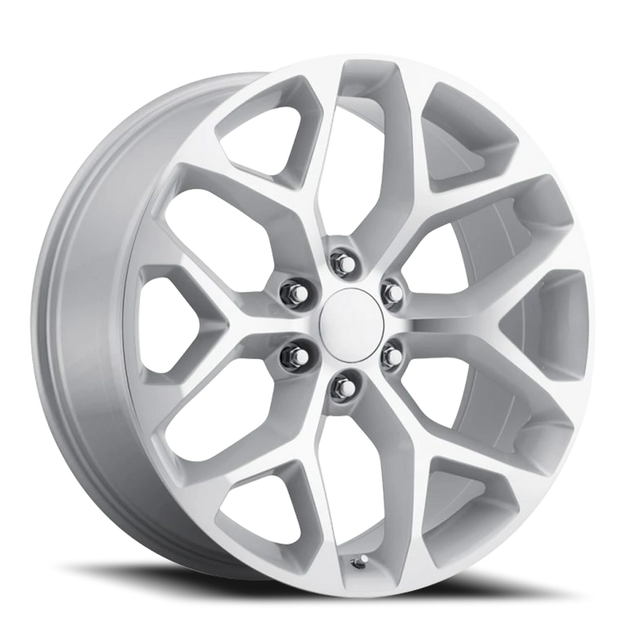 Replica G09 24X10 6X139.7 +24 78.1 Silver Machined Face