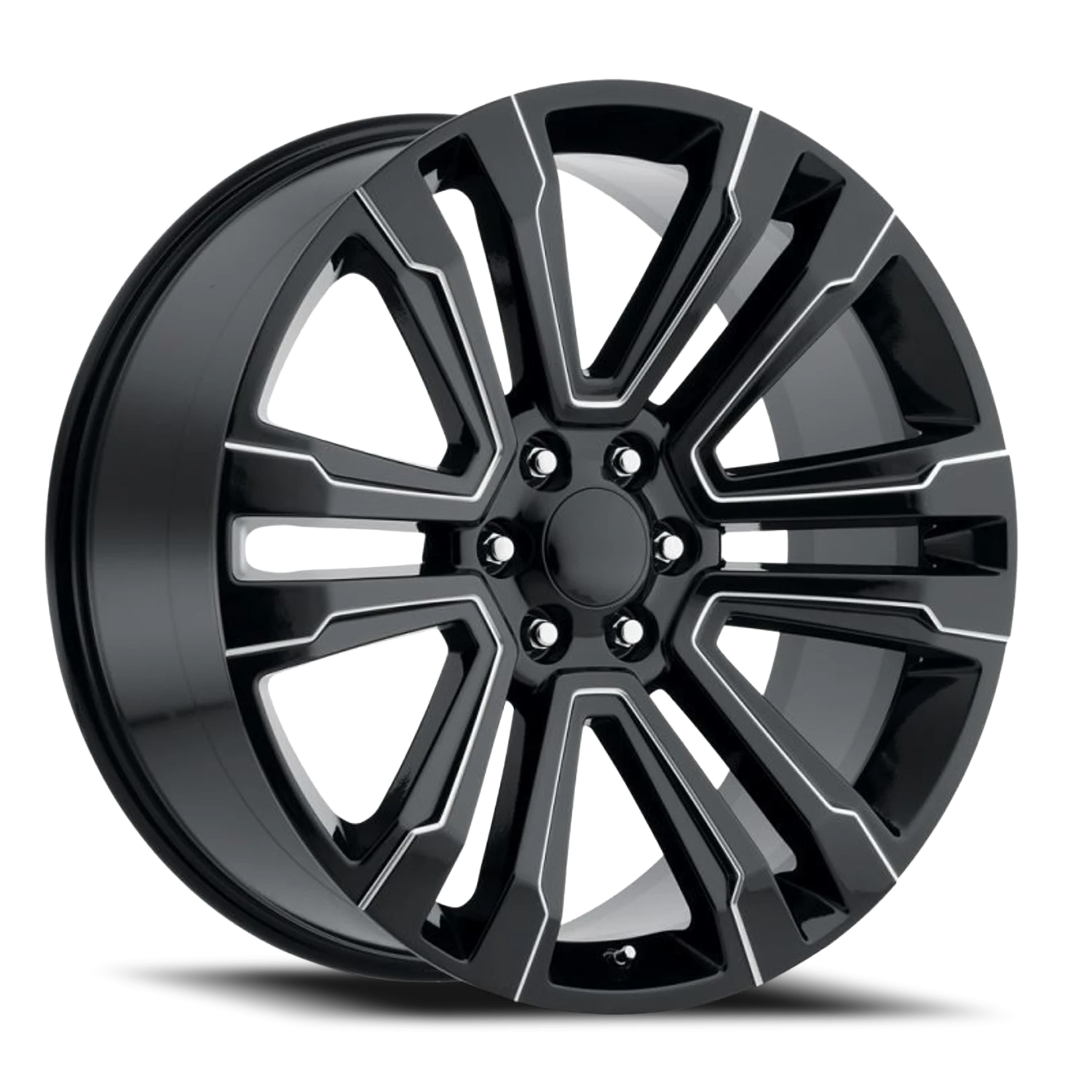 Replica G10 24X10 6X139.7 +31 78.1 Gloss Black Milled