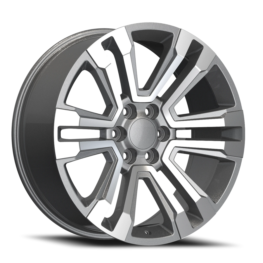 Replica G10 24X10 6X139.7 +30 78.1 Gun Metal Machined Face