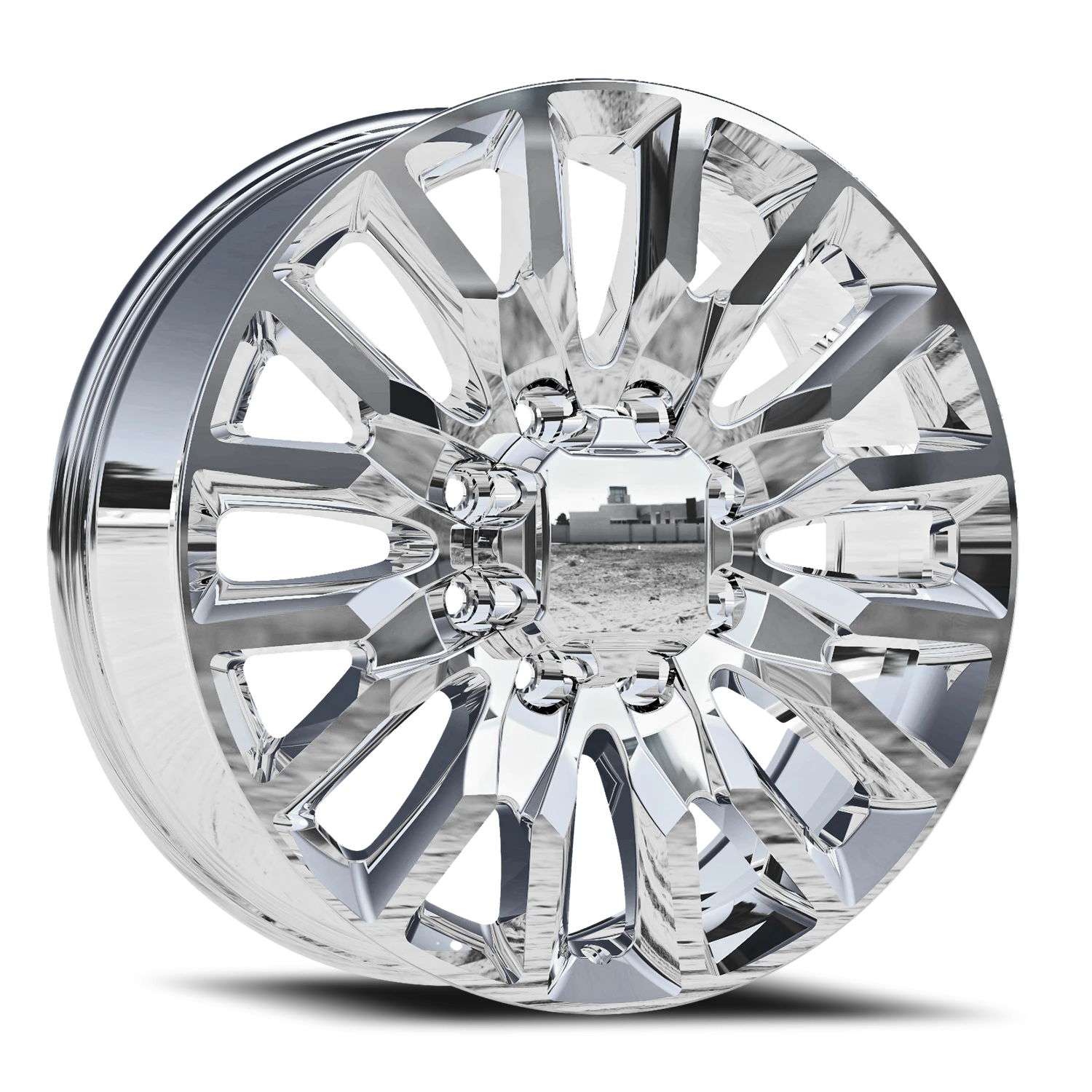 Replica G28 22X8.5 8165 +15 121.3 Chrome