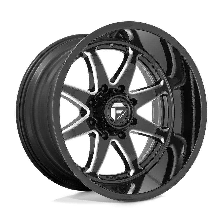 FUEL D749 20X9 8X6.5 GL-BLK-MIL 01MM
