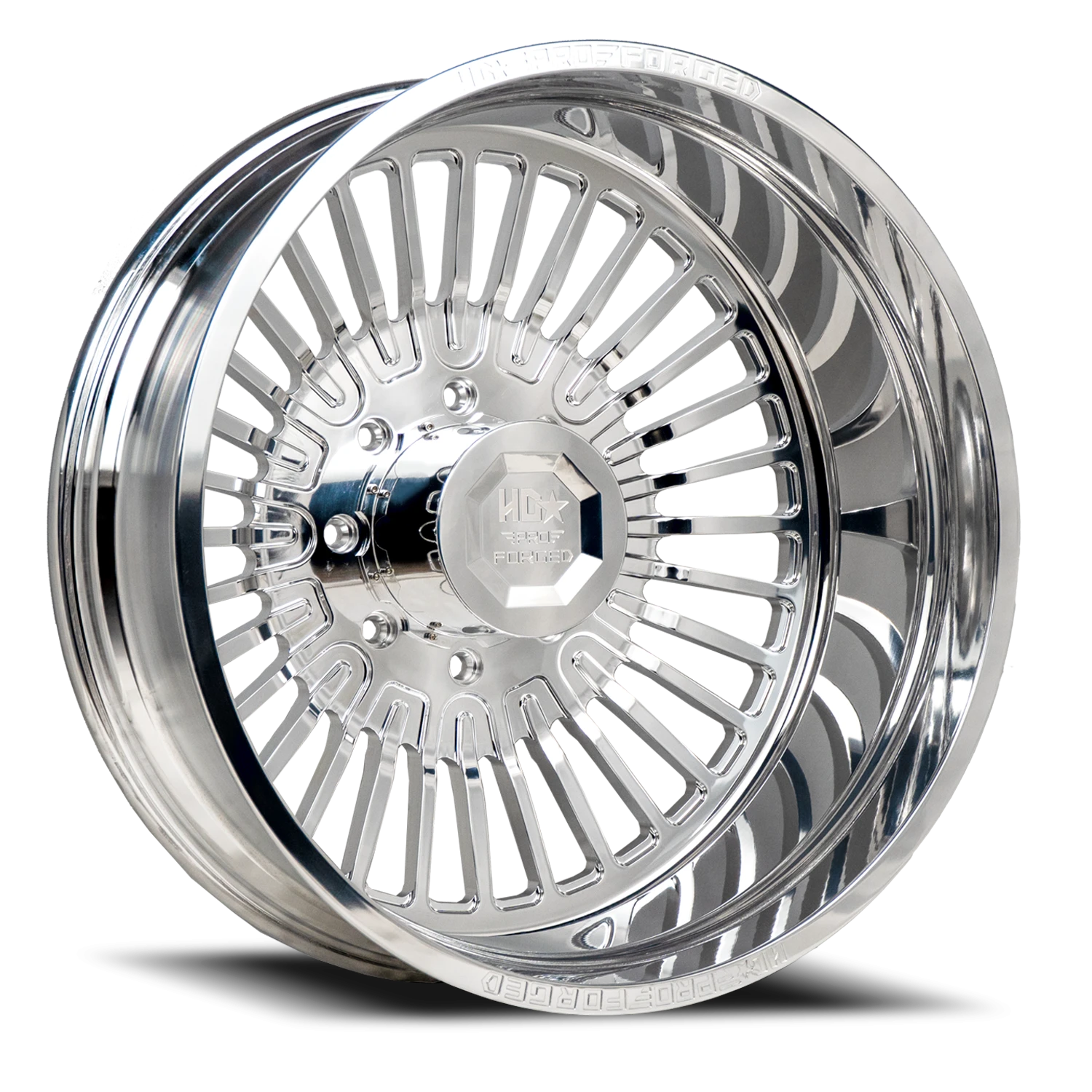 FORGED DUALLY HD06 WARHOG 24X8.25 8X200 -168 142.0 Polished (Rear)