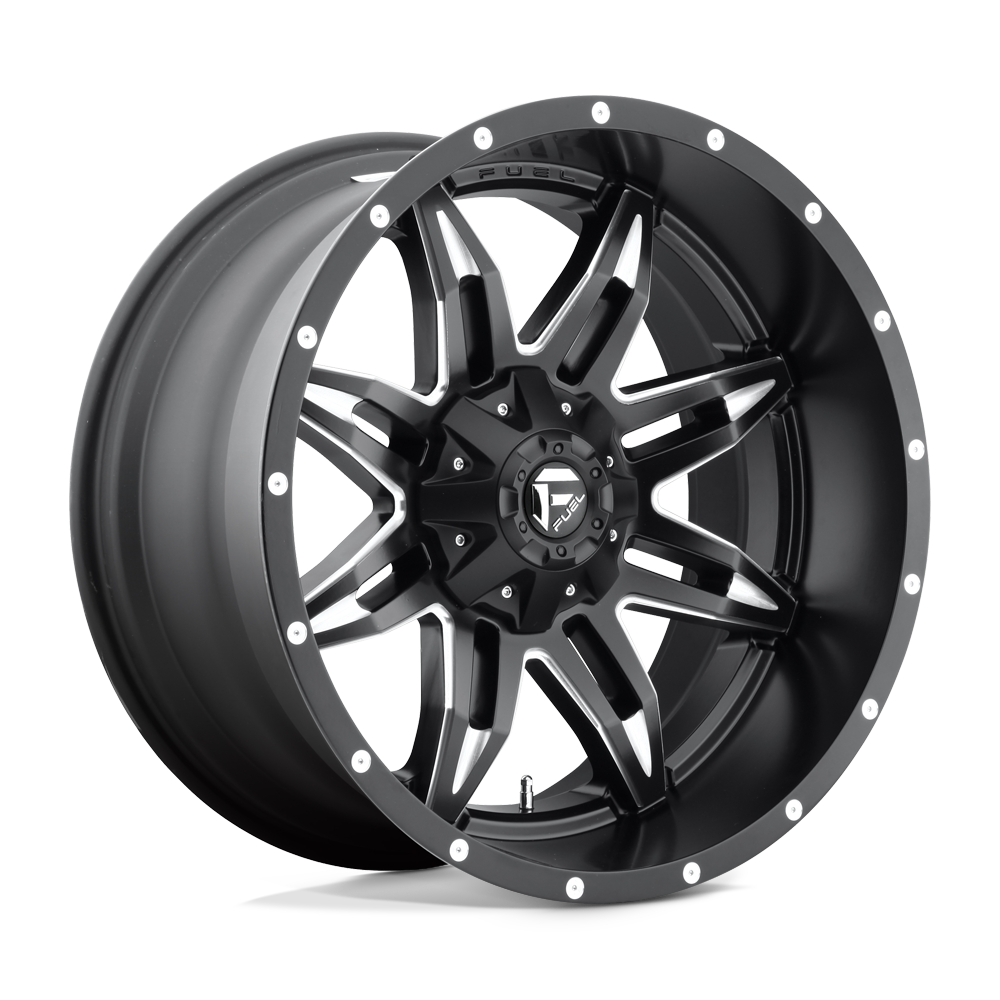 FUEL D567 15X8 5X4.5/4.75 MT-BLK-MIL -18MM