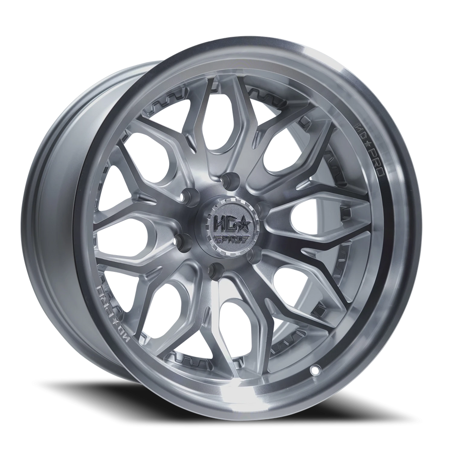 LHDPRO5 20X11 6X139.7 -33 106.1 Gloss Silver Machined w/ Machined Lip