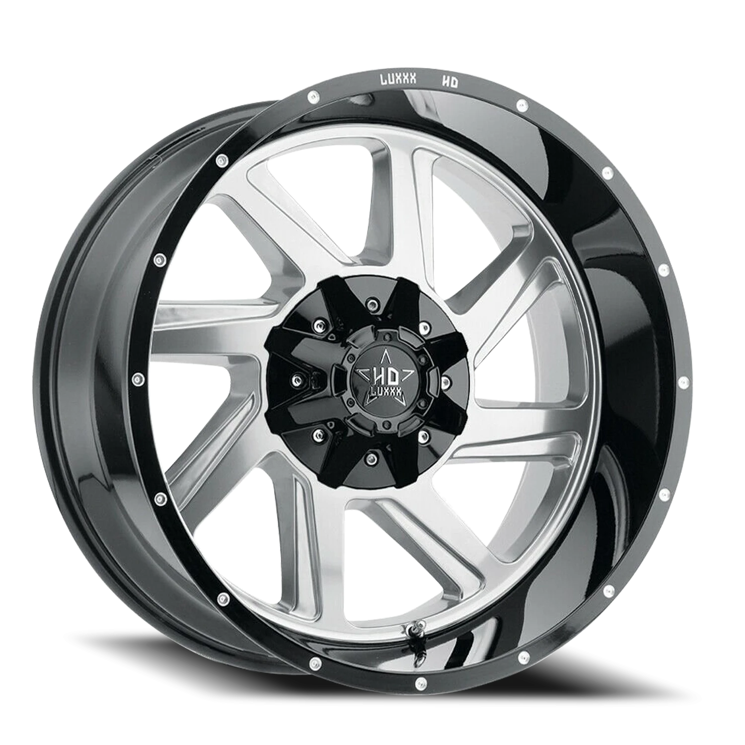 LHD14 22X12 8X165 -44 122.1 Polished
