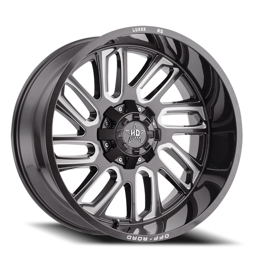 LHD18 20X10 8X165 -18 122.1 Lava Gray Milled