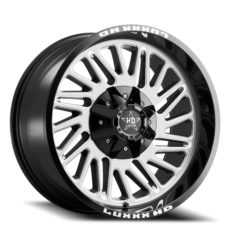 LHD19 20X12 6135/139.7 -44 106.1 Gloss Black Machined Face