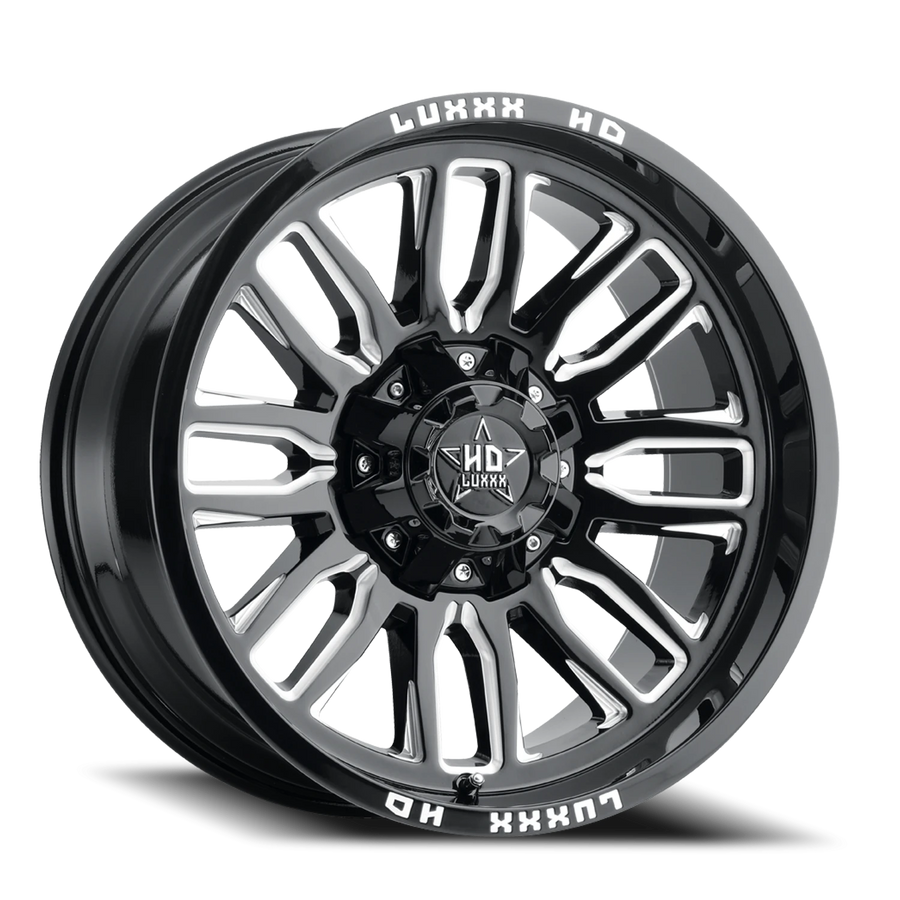 LHD26 20X9 6115/120 -0 70.3 Gloss Black Milled