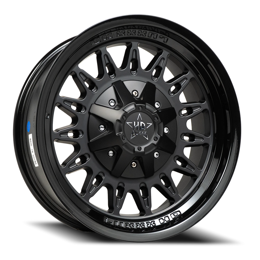 LHD30 20X10 8165/170 -12 125 Gloss Black Matte Black Face