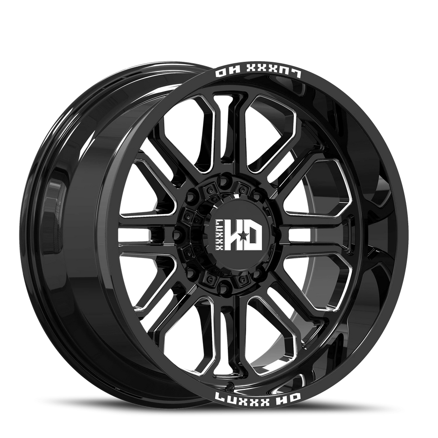LHD35 20X10 8165 -19 125.1 Gloss Black Milled
