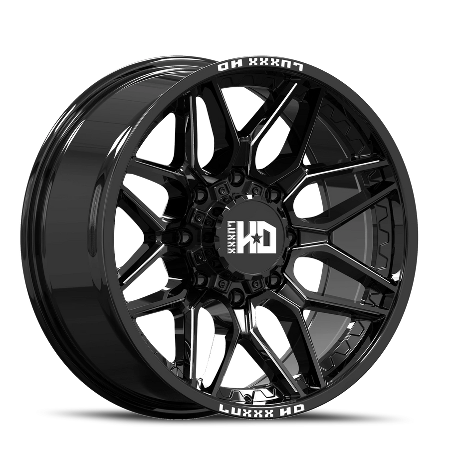 LHD36 20X10 8X170 -19 125.1 Gloss Black Milled