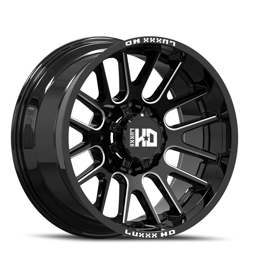 LHD38 20X10 8180 -19 124.2 Gloss Black Milled