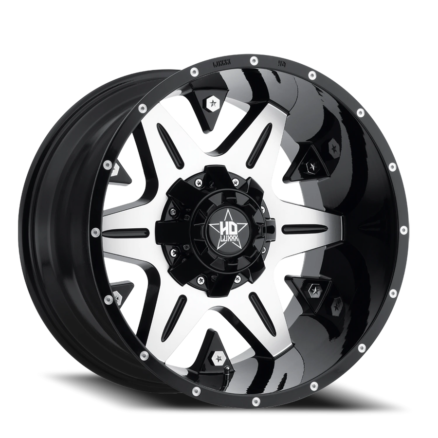 LHD3 20X10 6135/139.7 -18 106.1 Gloss Black Machined Face