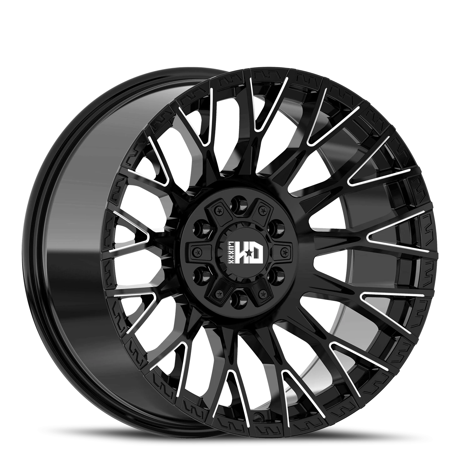 LHD43 20X10 6135/139.7 -19 106.1 Gloss Black Milled