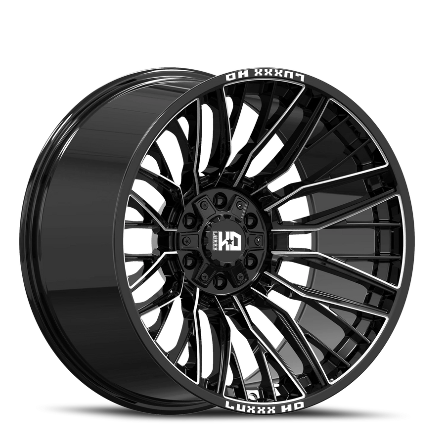LHD44 20X10 8165 -19 125.1 Gloss Black Milled