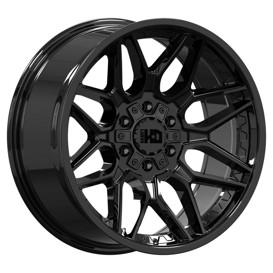 LHD36 20X9 8X165 0 125.1 All Gloss Black
