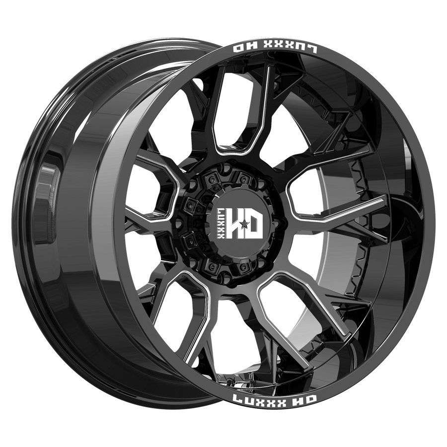 LHD39 20X9 6135/139.7 0 106.1 Gloss Black Milled